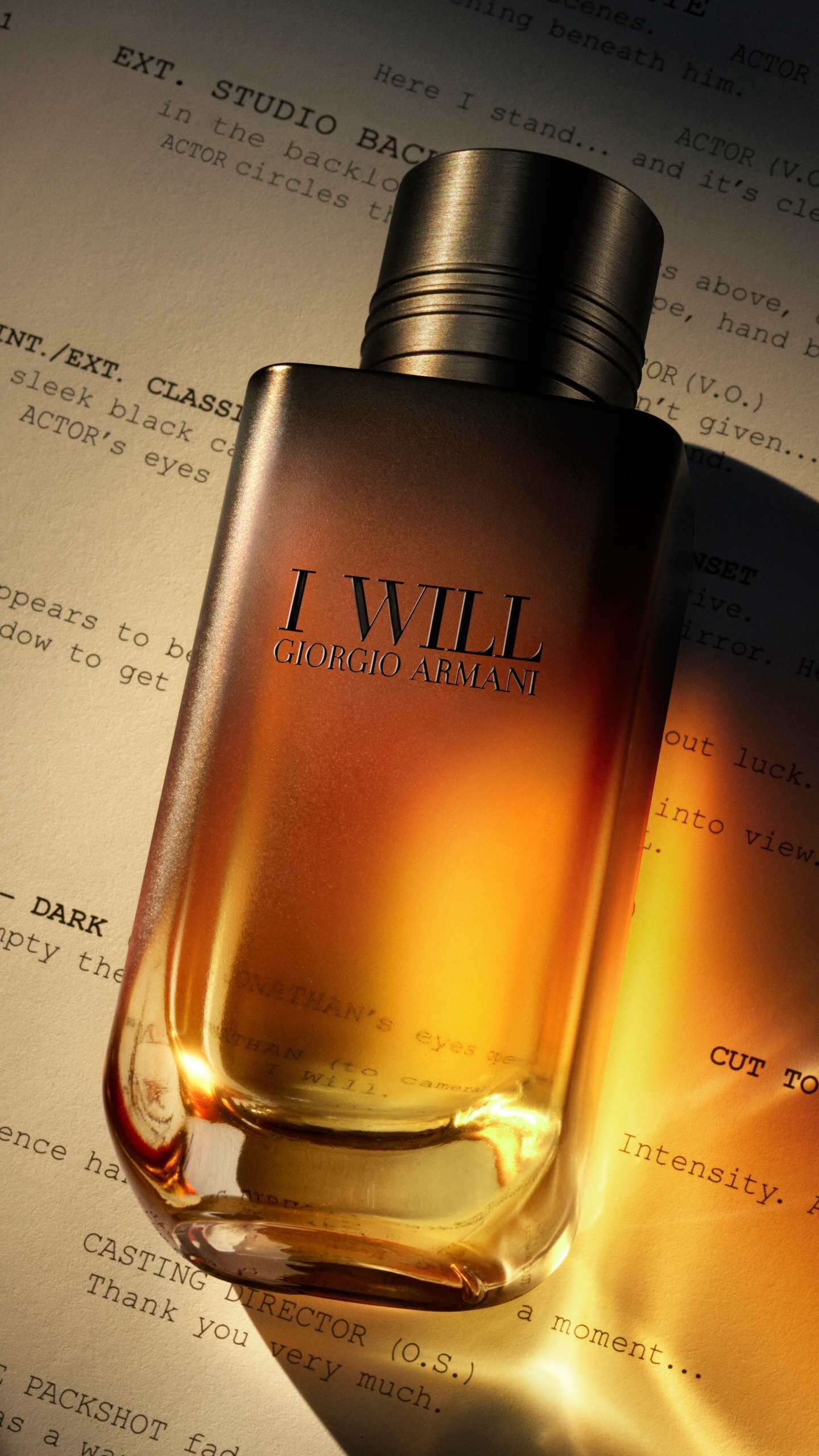 Giorgio Armani I WILL Eau de Parfum for Men, Long Lasting EDP, 60ml