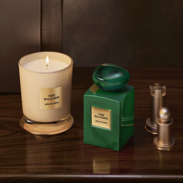 ARMANI/PRIVE VERT MALACHITE & CANDELA DUO