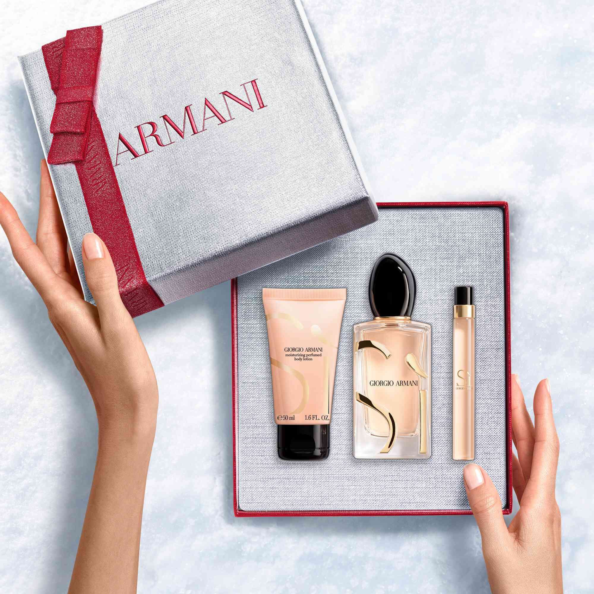 Si Eau de Parfum Set regalo natalizio da 100ml