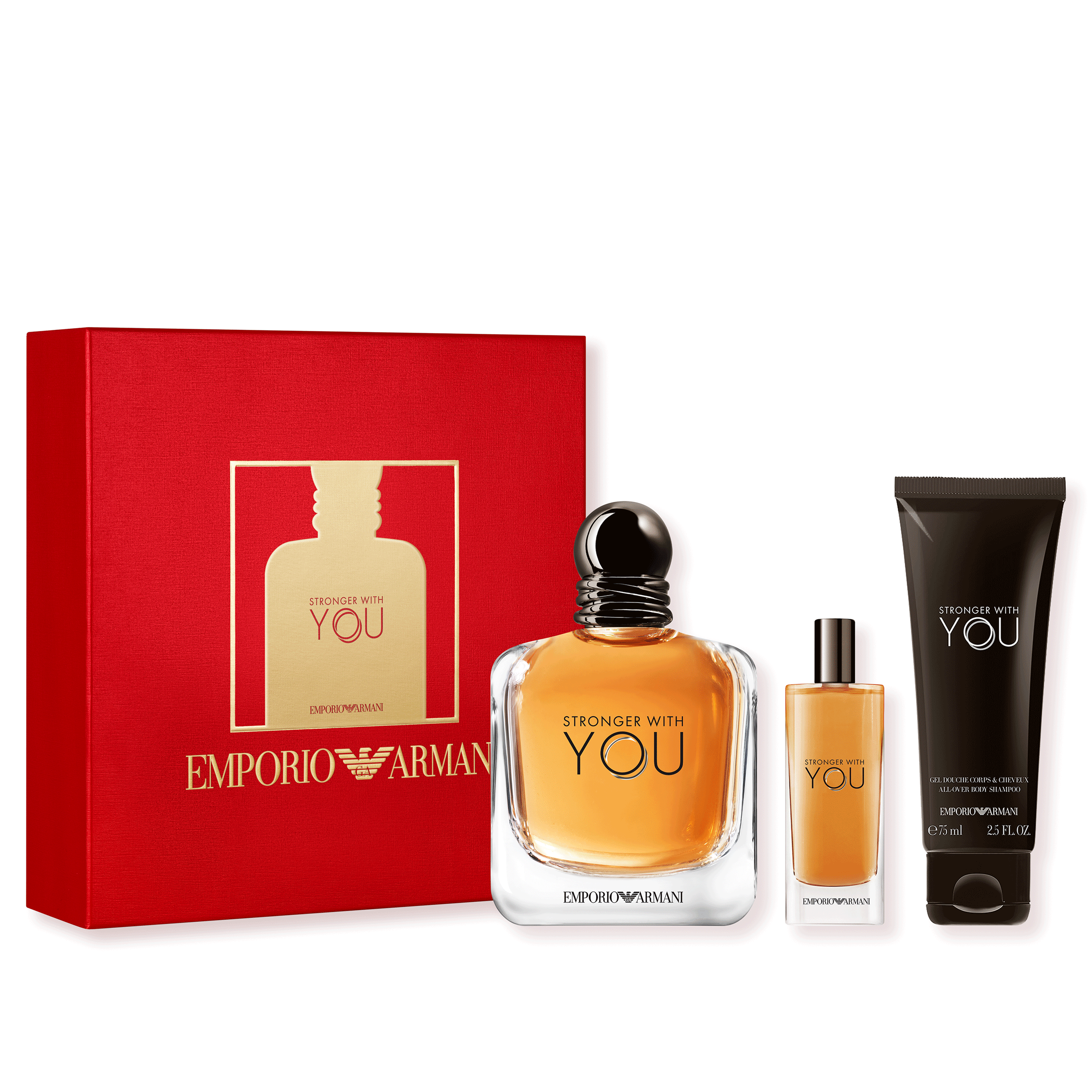 Cofanetto regalo Emporio Armani Stronger With You Eau de Toilette 100 ml |  Armani beauty